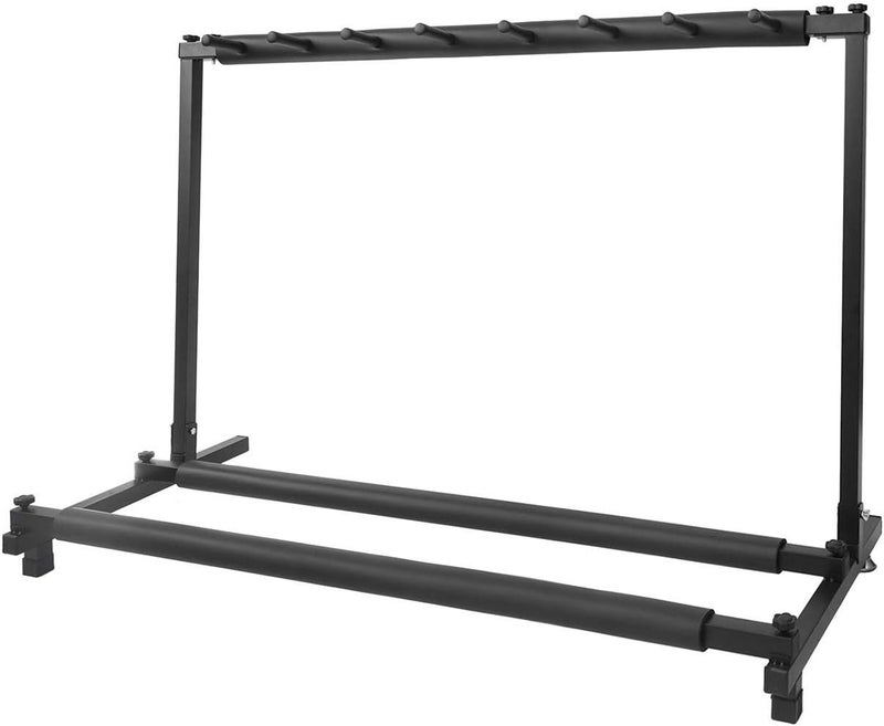 Morimoe Guitar Bass Stand for Multiple Guitars Display Foldable Rack (7-Space) - Image 1