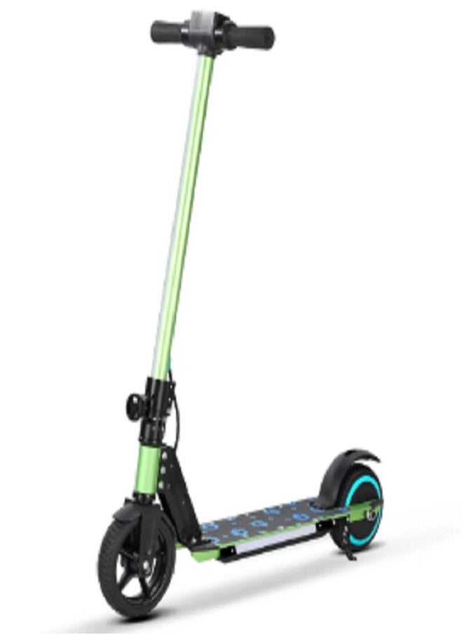 Scooter  Electric Scooter,  Foldable Kids Electric Scooters for Ages 8-16,LED Display, Colorful Lights, Adjustable Speed and Height, 16 Km/h & 20 Km Range E Scooter, Gift for Kids and Teenagers (Green)  - Image 1