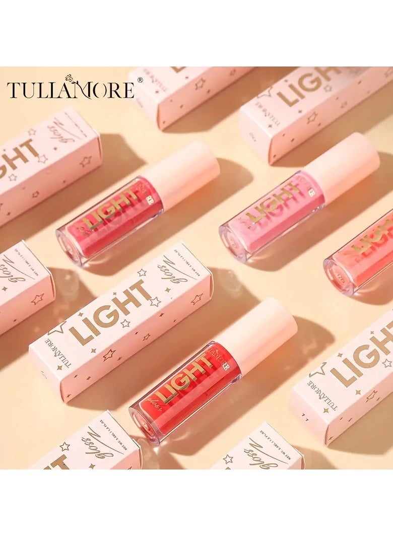 ORiTi ملمع شفاه كاندي مرطب بـ 6 ألوان - ملمع شفاه بيرليسسينت مرآة عاري مع ملمع شفاه طبيعي وزيت شفاه هدايا عيد الحب - Image 3