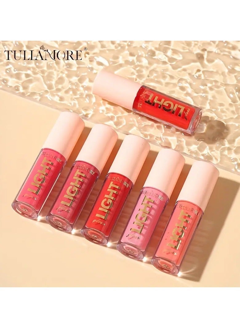 ORiTi ملمع شفاه كاندي مرطب بـ 6 ألوان - ملمع شفاه بيرليسسينت مرآة عاري مع ملمع شفاه طبيعي وزيت شفاه هدايا عيد الحب - Image 4