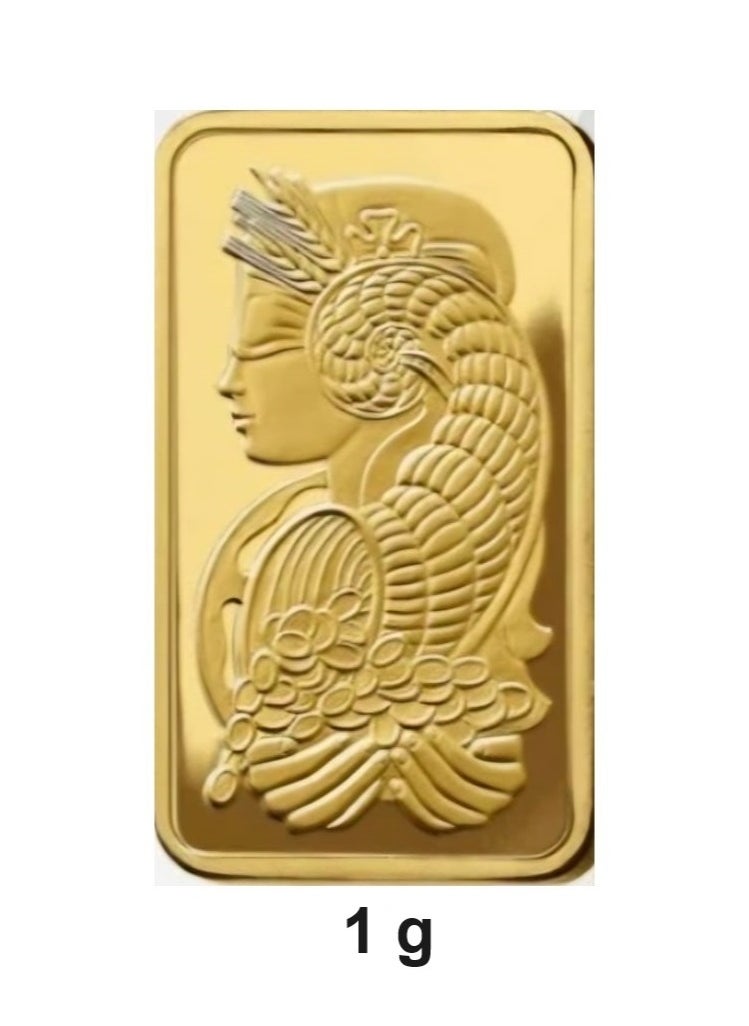 Gold 24k - Fine Gold Saudi Bar 999.9 -1 Gram - Image 1