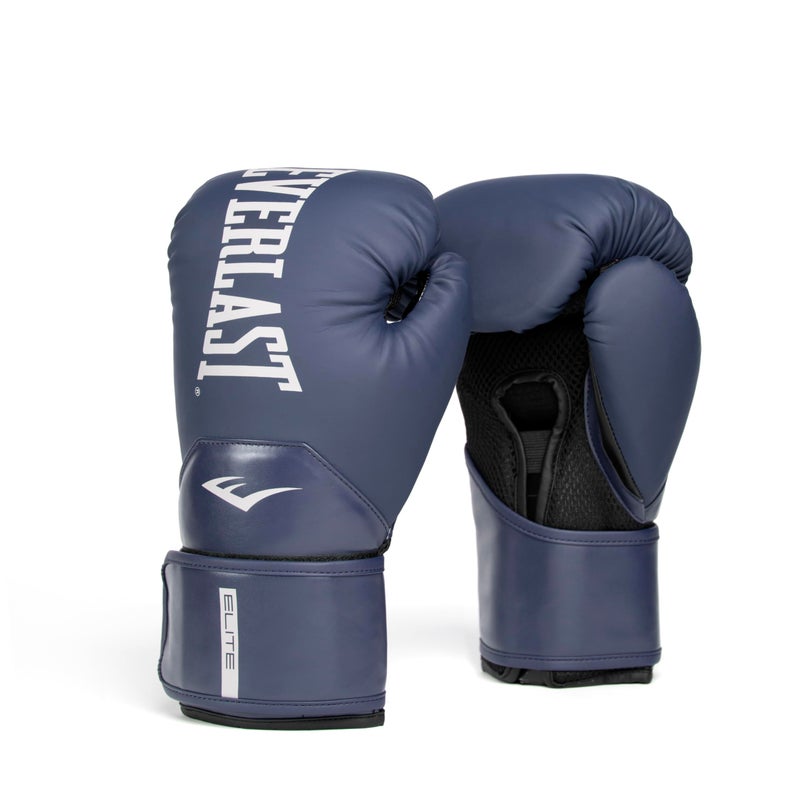 Everlast Elite 2 Boxing Gloves Pro Training Heavy Bag Gloves Men Women Ventilated Palm MultiLayer Protection Navy 16 oz - Image 2