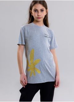 Pear Concept Kids Sunflower Embroidered T-Shirt  - Image 1