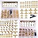 CheeMuii 78 Pcs Brass DOT Air Line Fittings Kit Push Lock DOT Air Fittings 2IN1 4335 Pcs Push to Connect Fittings NPT Thread Quick Connect Air Hose Fittings Assortment - Image 2