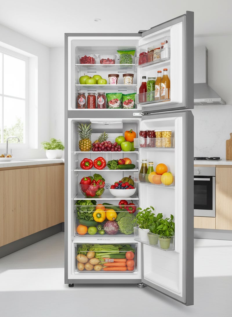 General Sreen No Frost Refrigerator - 14.90 cu ft - 422 L - 130 W - Dark Silver - GSRF-420NFS - Image 5