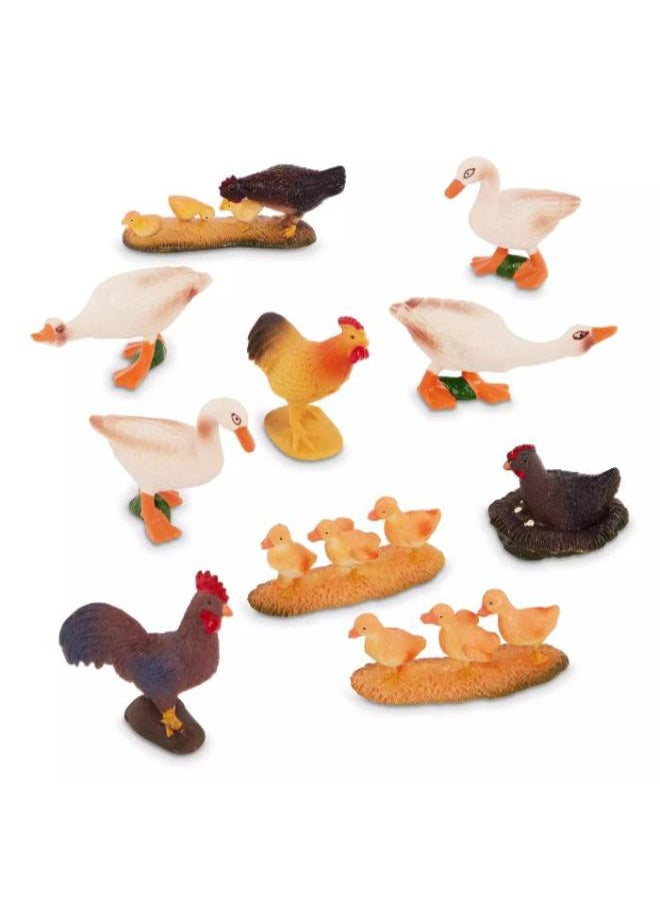 Terra by Battat - Terra Farm Animals In A Tube 10 Piece - Image 1