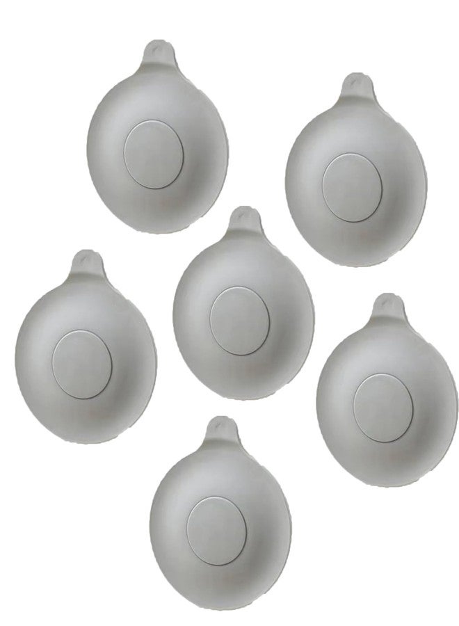 Buildcon 6-Pack Set Kitchen Sink and Bathroom, Drainage Cover, Water Stopper, Drain Cover Water Stopper with Leak Prevention and Odor Blocking Features - Image 1