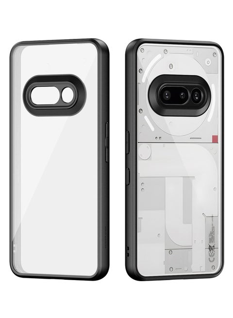 DUX DUCIS Aimo Cover for the Nothing Phone 3a mobile phone slim transparent matte cover made of TPU polycarbonate, polypropylene, silicone - black