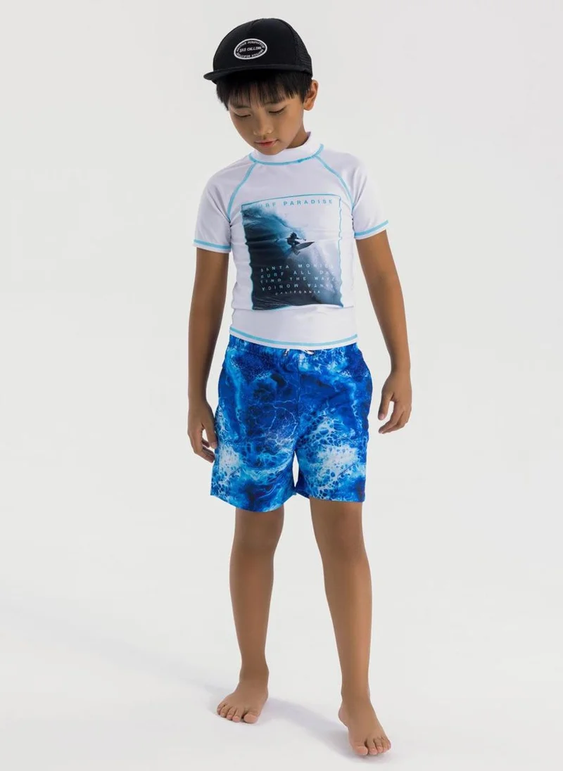 MINOTI Teen Boys Printed Board Short
