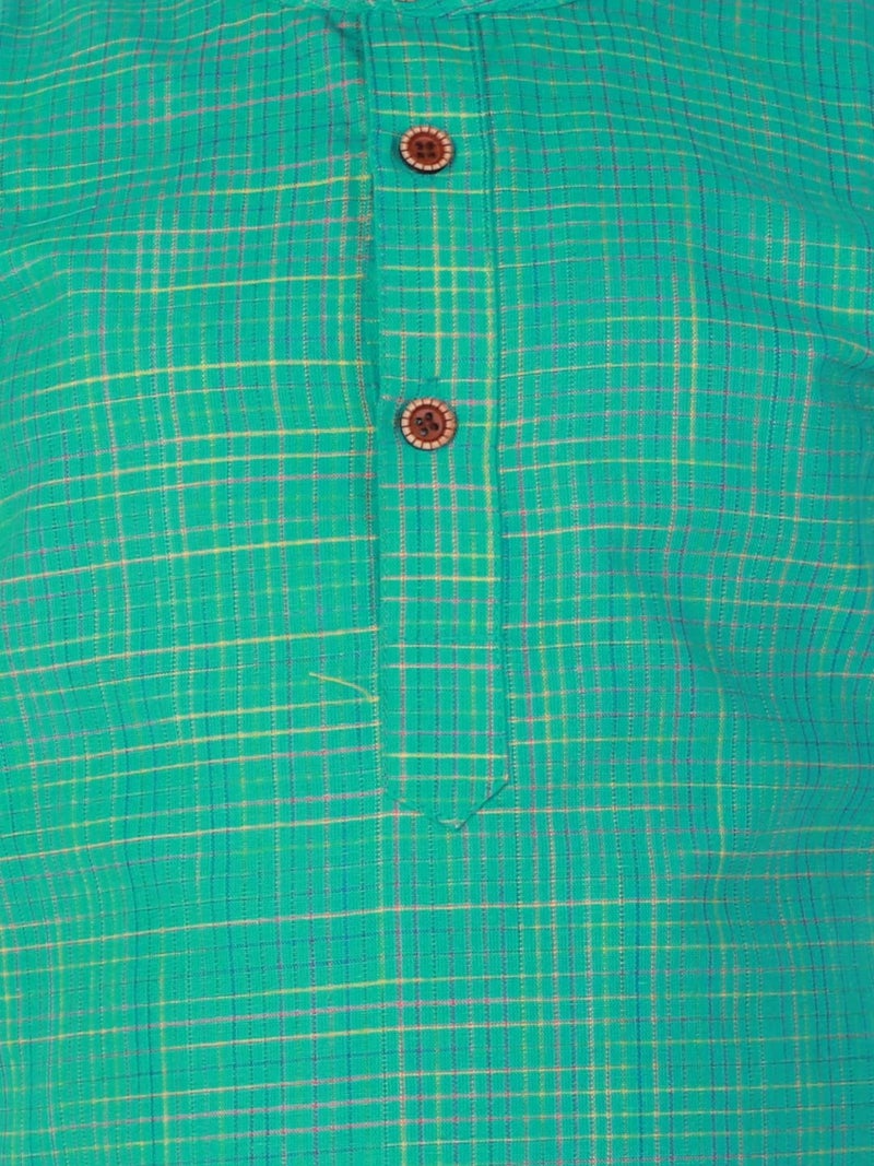 Pro-Ethic Style Developer Kids Ethnic Cotton Kurta Pajama|Traditional Style Kurta Pajama(S-155) Green, 5-6 Years - Image 5