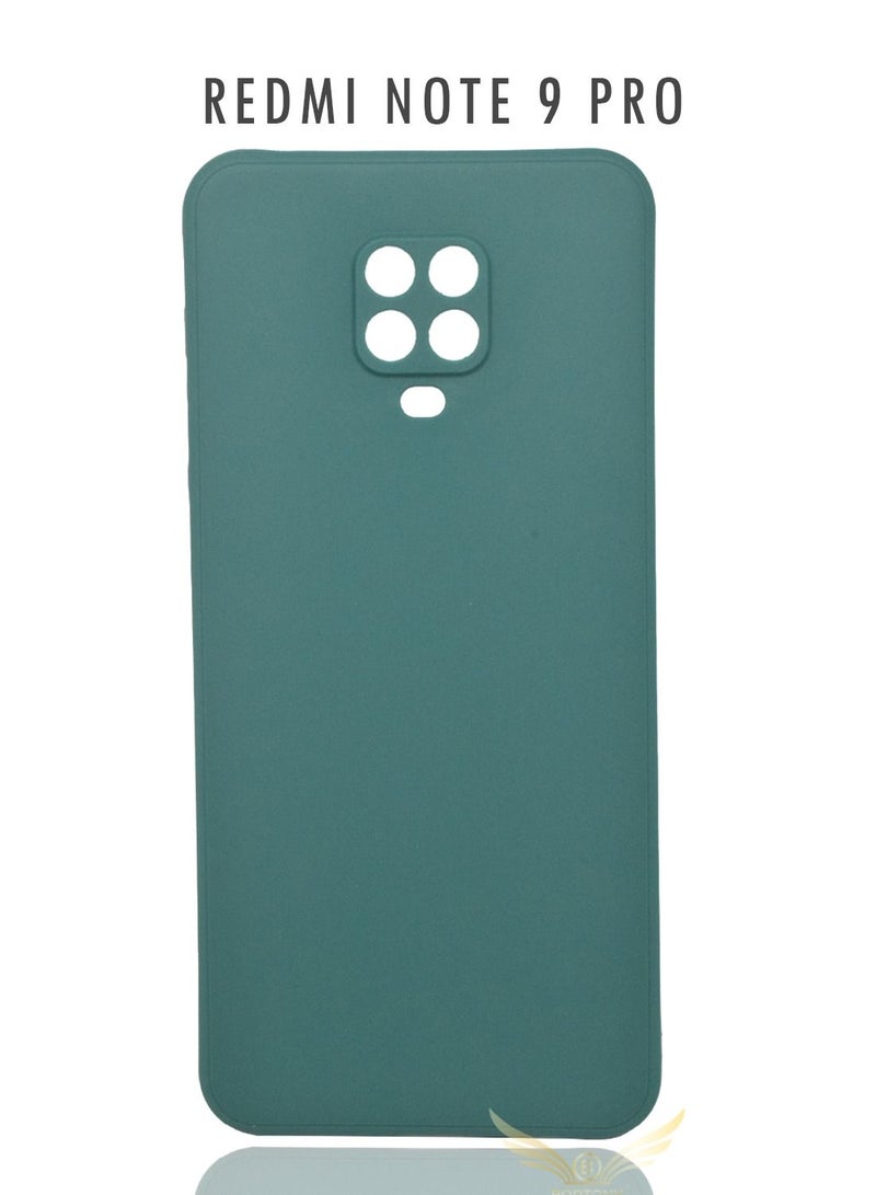 BORTONY Redmi Note 9 Pro Cover Liquid Silicone Protective Case With Camera Protection - Image 2