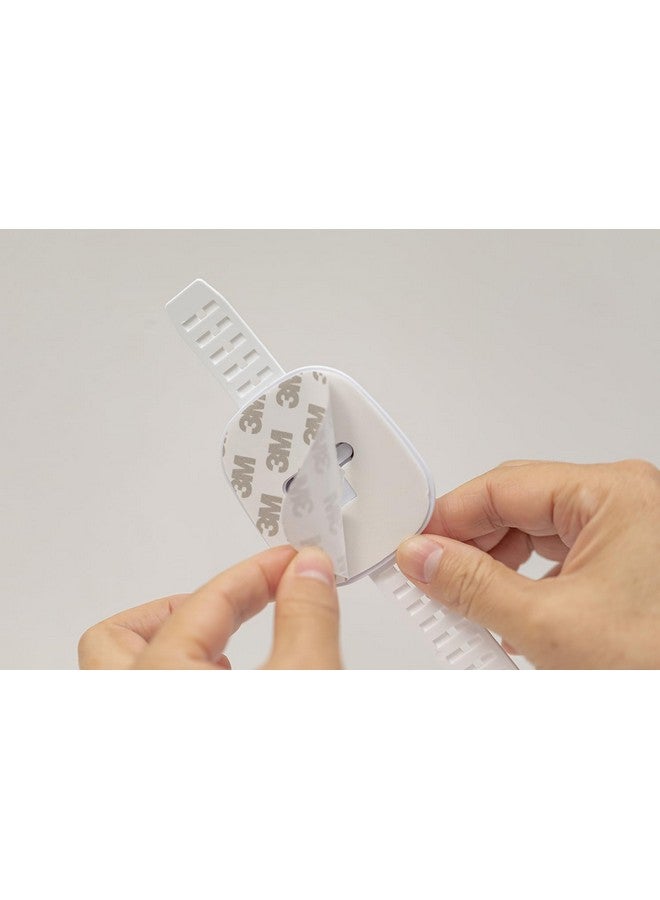 YEYA No Drill Anti Tip Furniture Straps Wall Anchors For Baby Proofing (2024 Upgraded 2P) - Image 3