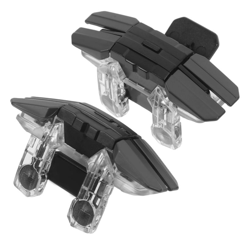 2Pcs Mobile Game Triggers Ergonomic Handle Rapid Fire Buttons Compatible Smartphones Tablets - Image 2