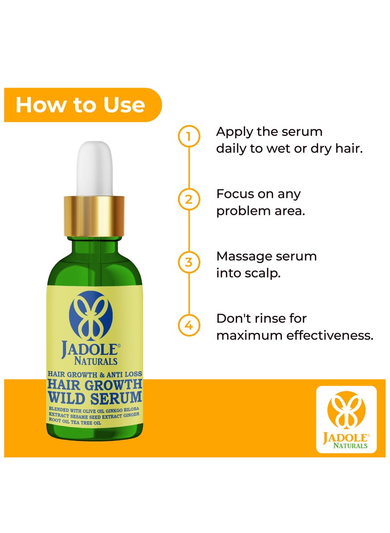 جادول ناتشورالز سيروم نمو الشعر البري - 30 مل - Image 3