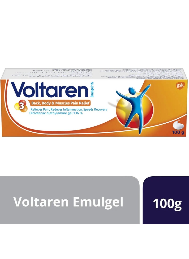 gsk Voltaren Emulgel 1% 100 gm  - Image 2