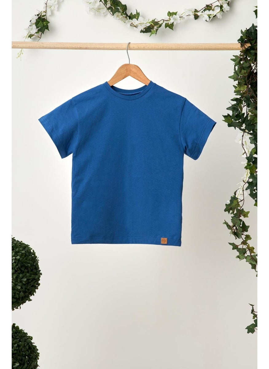 Babygiz Parliament Girl's Short Sleeve Crew Neck Anti-Sweat, Comfortable Cotton Combed Cotton T-Shirt  - Image 1
