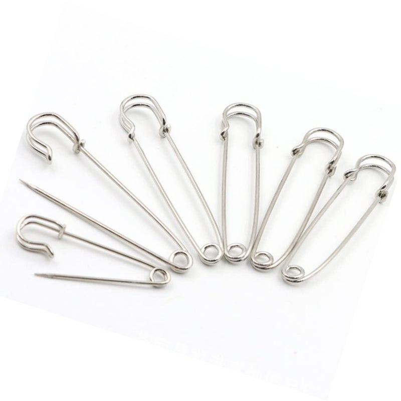 KoberrLi Large Safety Pins Assorted Clothes 60Pcs Heavy Duty 3 Sizes Pins for Crafts Brooch Making - Image 4