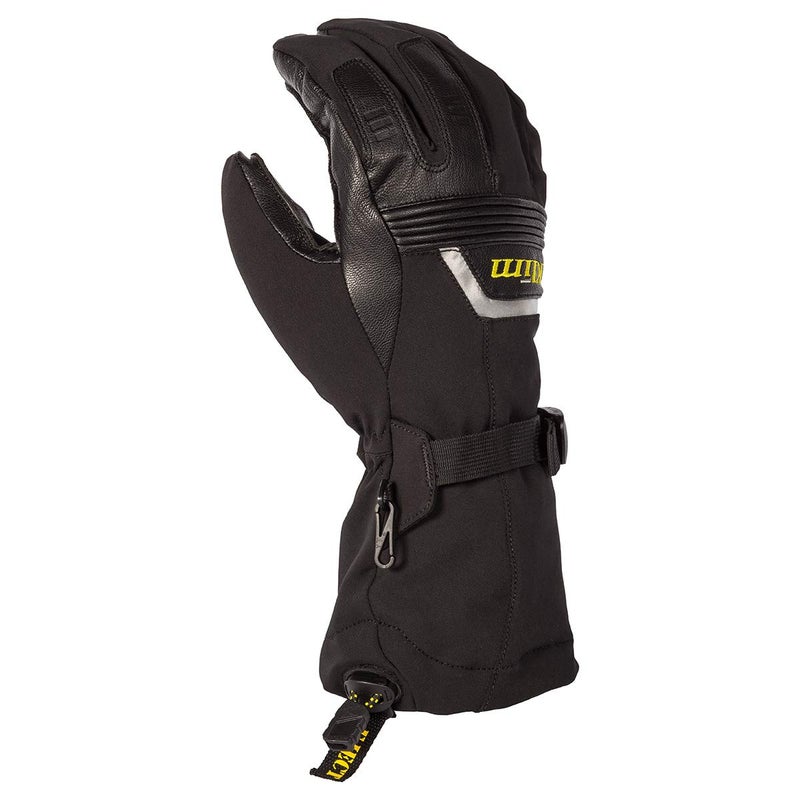 KLIM Fusion Men's Ski Snowmobile Gloves - Black/X-Large - Image 1