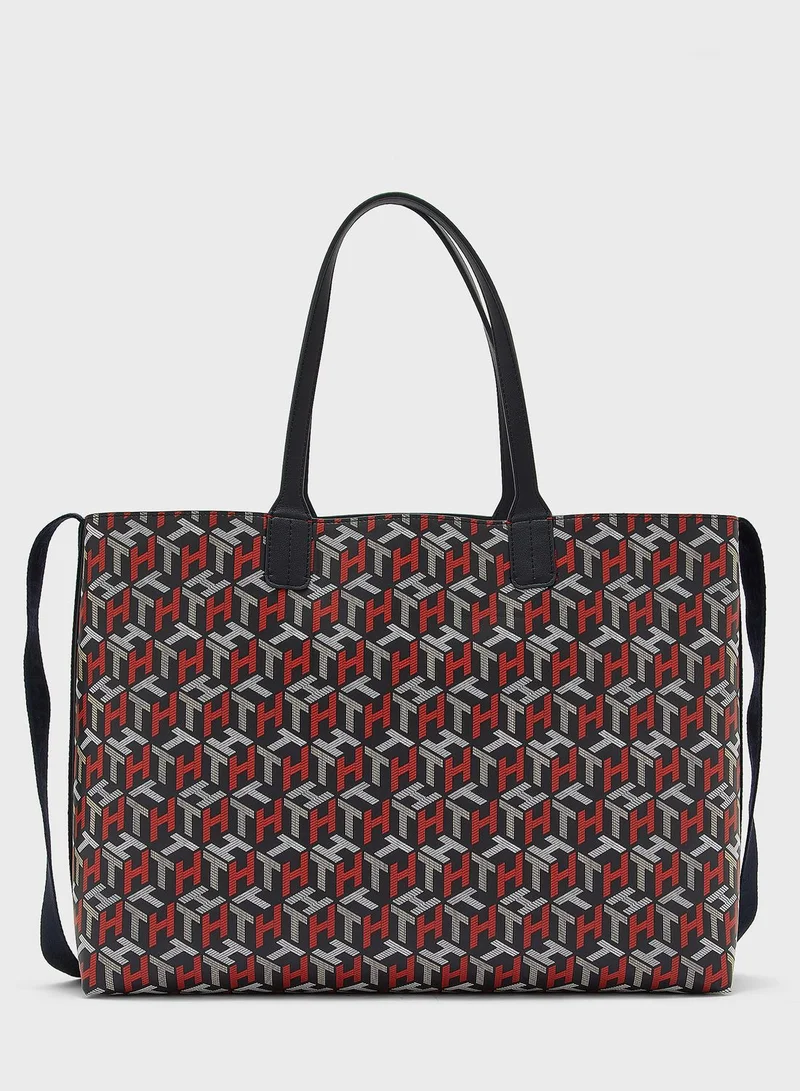TOMMY HILFIGER Iconic Monogram Tote
