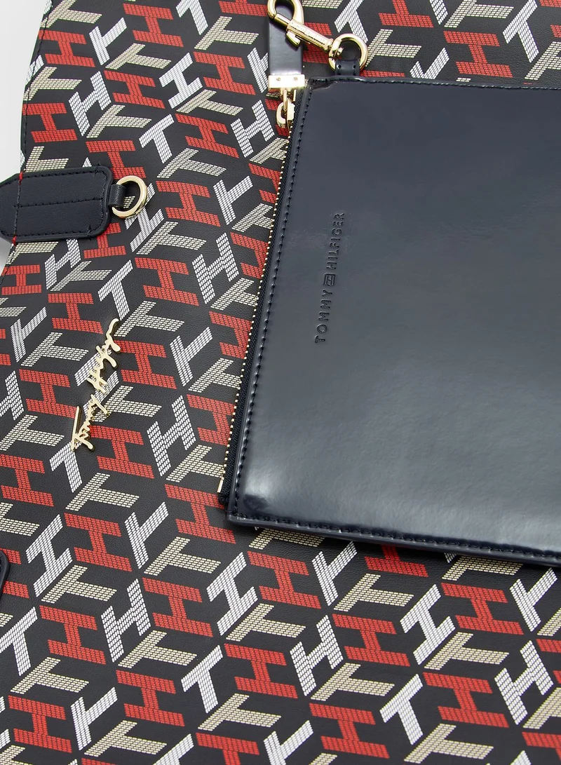 TOMMY HILFIGER Iconic Monogram Tote