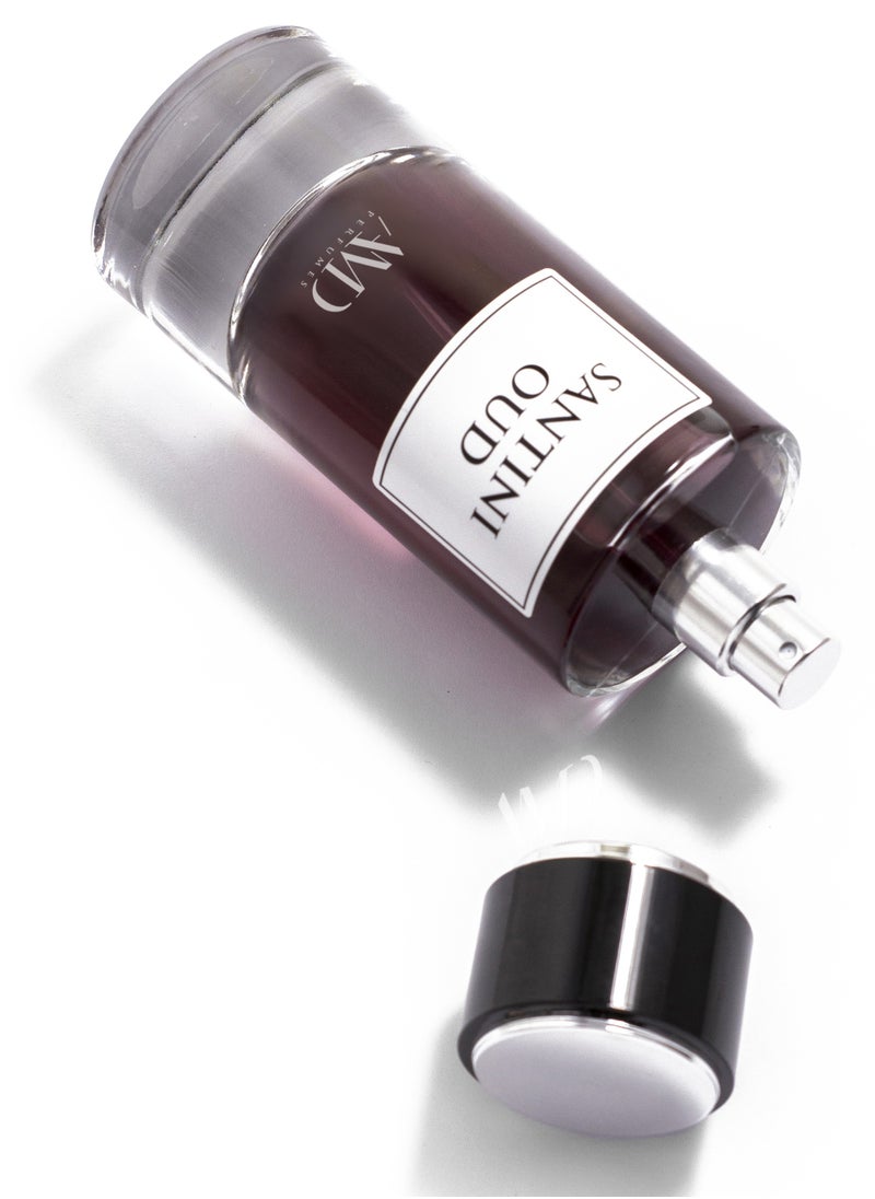 AMD Perfumes Creme Collection Santini Oud By AMD Perfumes Men and Women Fragrance EDP 85ml  - Image 3