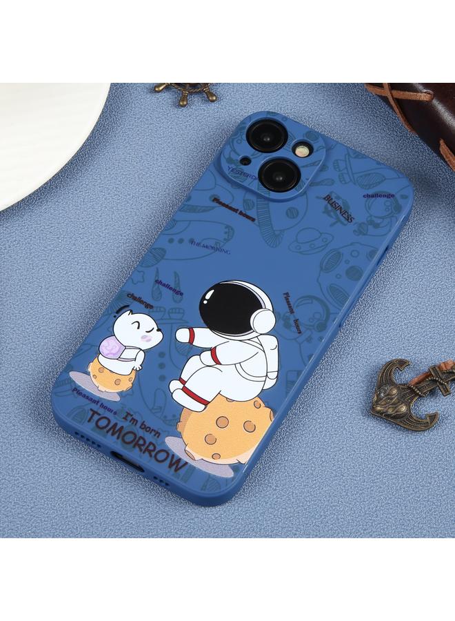 Zaboon Case For iPhone 13 mini Astronaut Pattern Frosted TPU Phone Case - Image 2