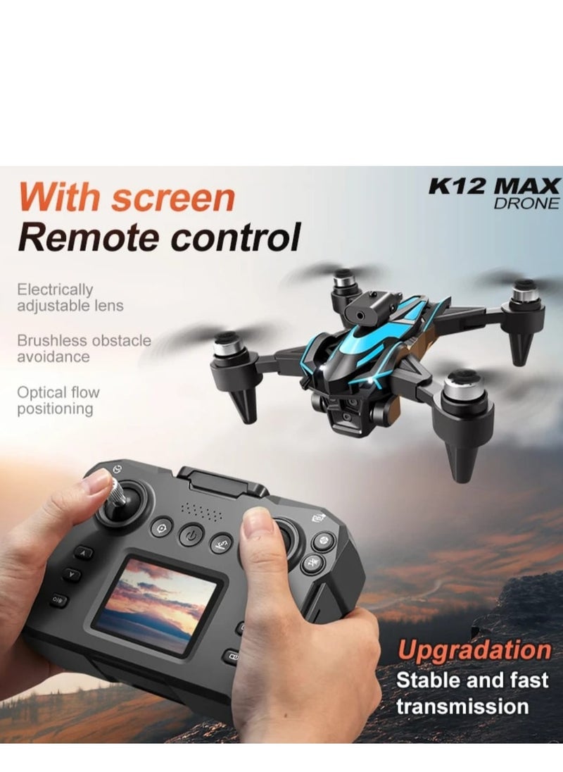 Generic - k12 Max Drone Camera Optical Flow Location Best Drone w/ Screen Control - Image 1