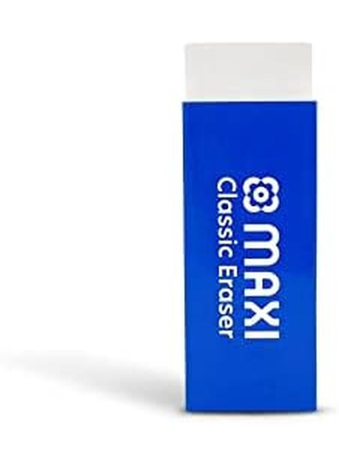 ماكسي قلم رصاص جرافيت سداسي Hb مع طرف ممحاة 24 قطعة بالإضافة إلى مبراة برميل بلاستيكي بالإضافة إلى ممحاة كلاسيكية خالية من كلوريد متعدد الفاينيل 2 قطعة حزمة كومبو للكتابة - Image 4