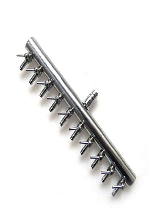 bnafes 10-Way Air Flow Control Lever Valve with Airline Tubing Connector for Aquarium Fish Tank - Image 1