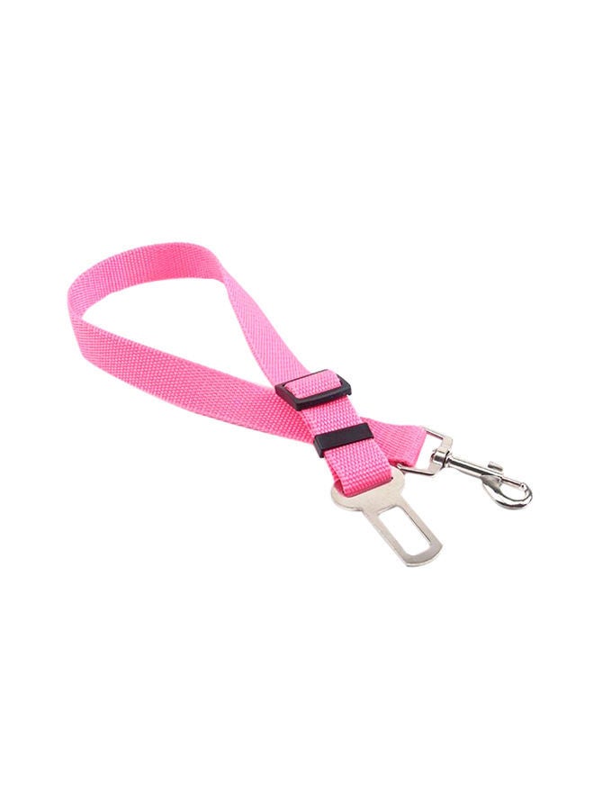 NIBEMINENT Pet Car Safety Restraint Lead Leash Clip Seat Belt Harness Pink 18x2x5cm