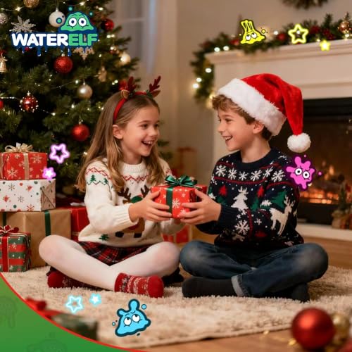 WATERELF Galaxy Slime for Kids Fidget Sensory Artistic Therapy Slime Toys for Boys Girls Adults Stress Relief NonSticky 420ml 18oz one Can MercuryGreen - Image 5