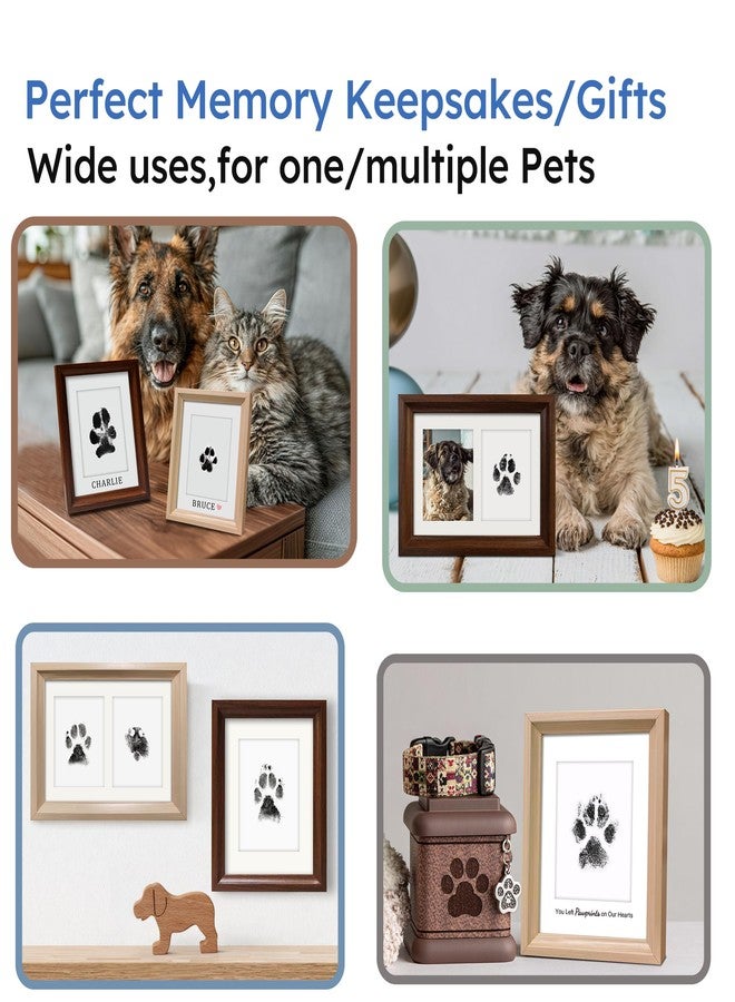 MYPAWLETS Pet Pawprint Ink Pads & Frames Kit,Dog Nose Print,6 Pack - Image 4