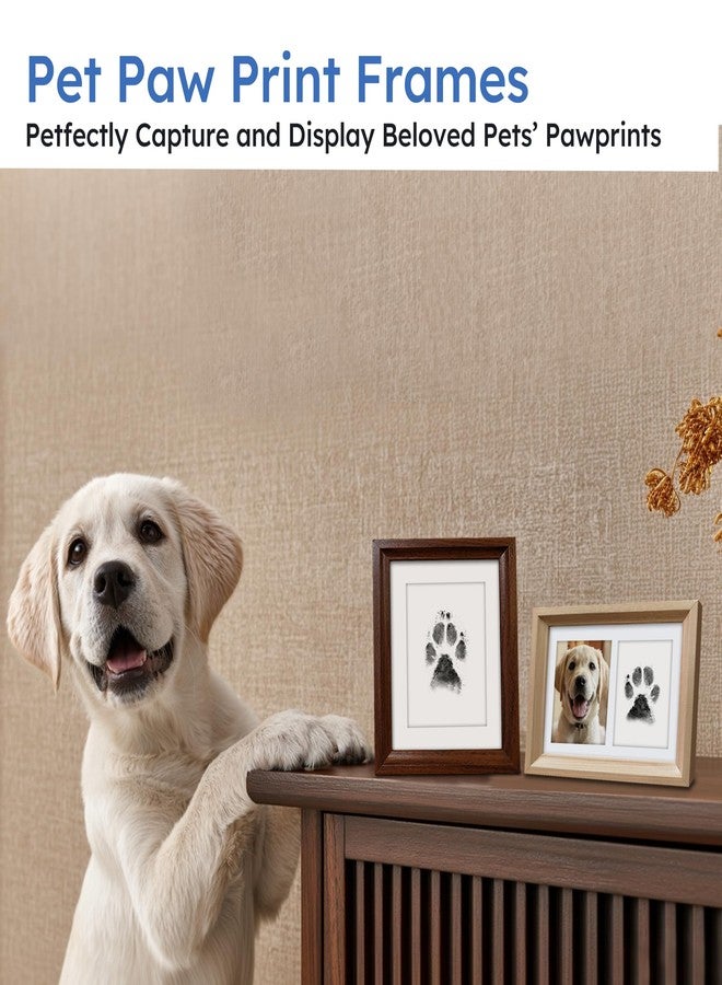 MYPAWLETS Pet Pawprint Ink Pads & Frames Kit,Dog Nose Print,6 Pack - Image 2
