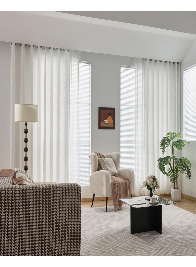 QBAID Sheer Privacy Curtains – Soft Light, Multiple Sizes & Three Top Styles for a Cozy Home - Image 5