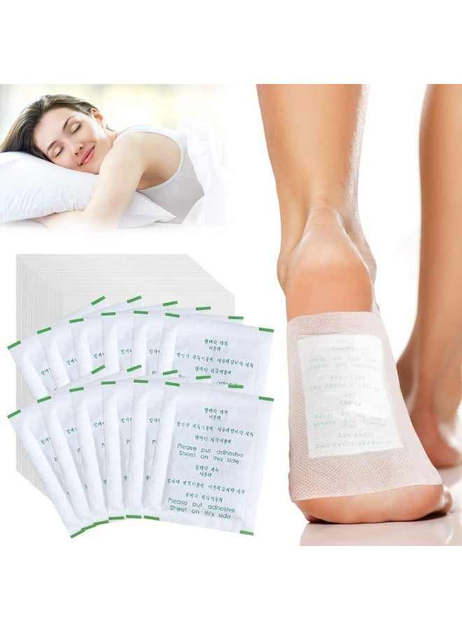 Foot Pads, 100 Relief Foot Pads and 100 Adhesive Sheets for Removing Impurities, Relieve Stress Improve Sleep - Image 2