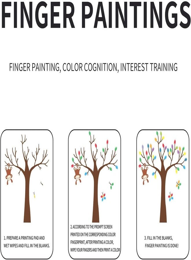 مجموعة أدوات الرسم والحرف اليدوية من TINY TOYS CO للأولاد والبنات من 4 إلى 8 سنوات، خالية من الفوضى، لا تحتاج إلى غراء أو مقص، مجموعة أدوات فنية، نشاط رسم ممتع للأطفال (مجموعة الرسم بالأصابع) - Image 4