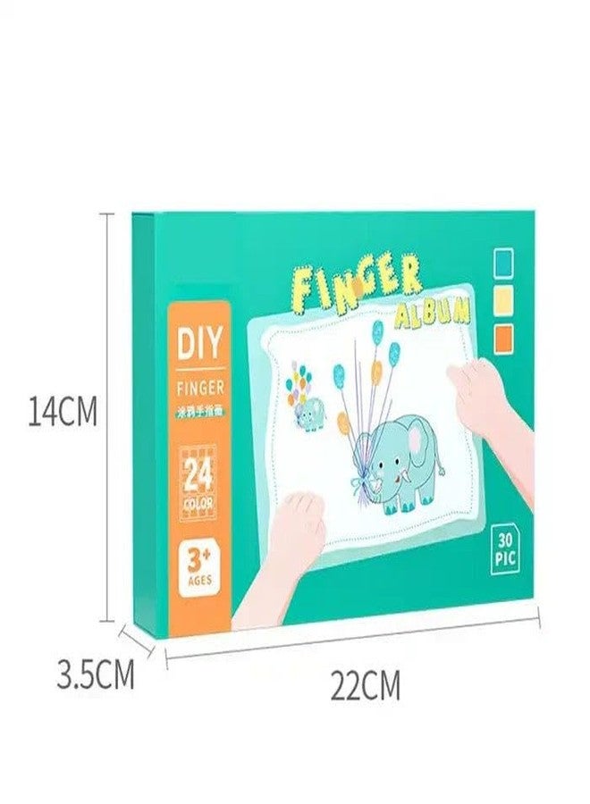 مجموعة أدوات الرسم والحرف اليدوية من TINY TOYS CO للأولاد والبنات من 4 إلى 8 سنوات، خالية من الفوضى، لا تحتاج إلى غراء أو مقص، مجموعة أدوات فنية، نشاط رسم ممتع للأطفال (مجموعة الرسم بالأصابع) - Image 5