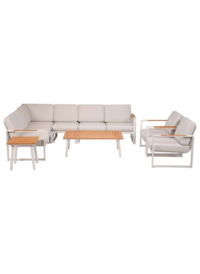 Suncoast Juno L-Shape Sofa Set - White  - Image 2