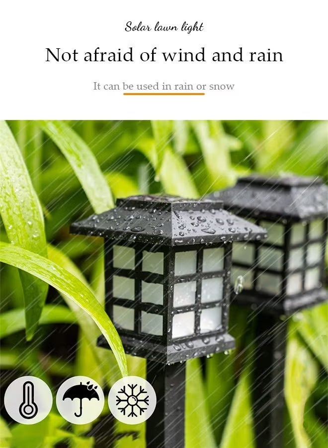 DUNISO 4 PCS Solar Landscape Lighting, Upgraded Outdoor Solar Lights, Waterproof Garden Lights for Yard, Path, Walkway, Decor Landscape, Lighting, Black - Image 4