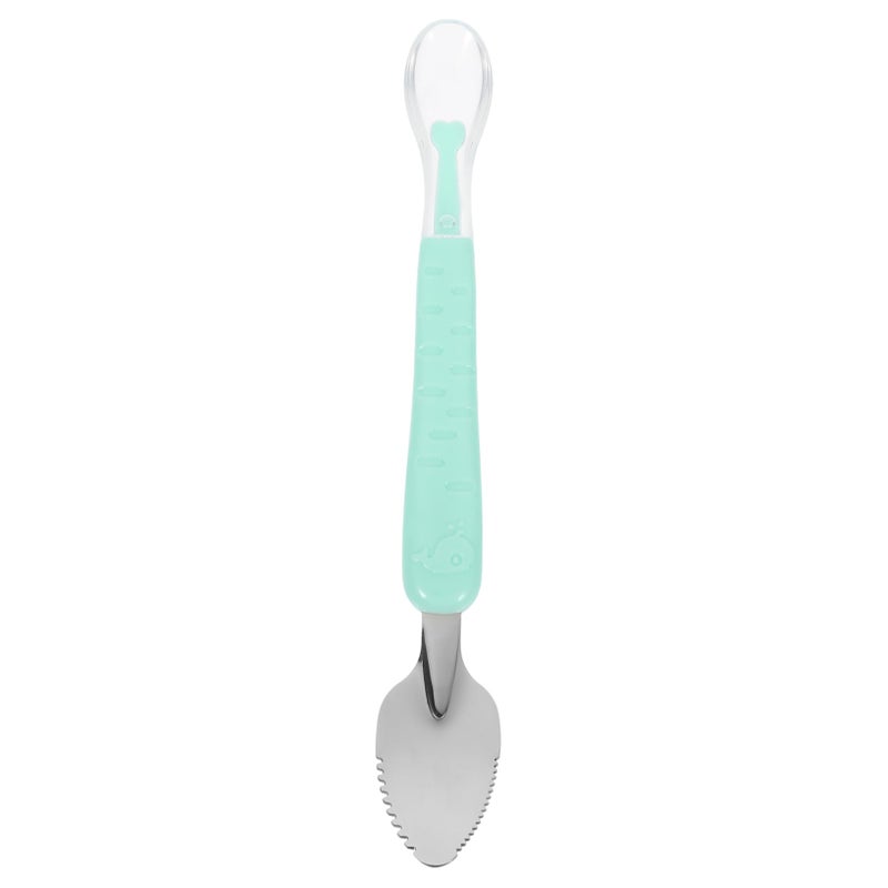Stainless Steel Silicone Scraper Spoon with Storage Box Multifunctional Kitchen Utensil - Image 2