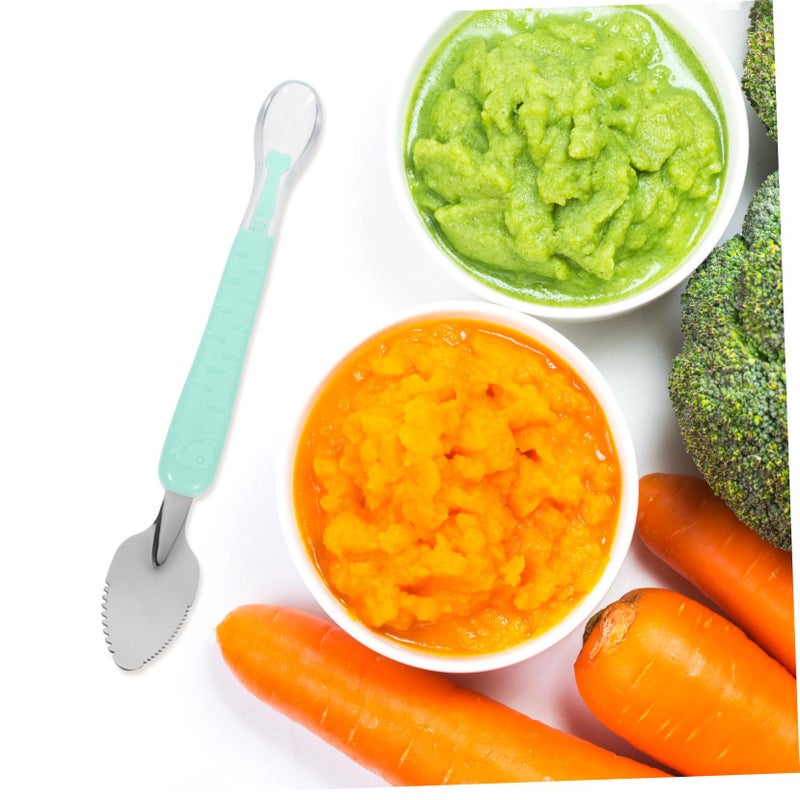 Stainless Steel Silicone Scraper Spoon with Storage Box Multifunctional Kitchen Utensil - Image 5