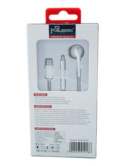 mpBLBERRI Stereo Earphones Type-C Connector  - Image 2