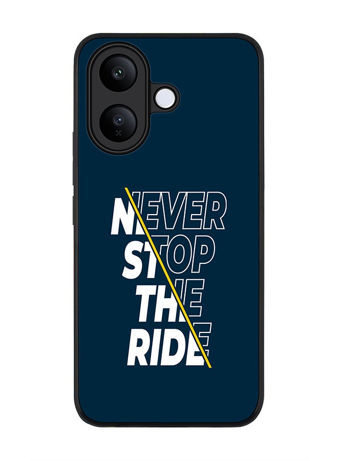 Stylizedd For vivo V60 Lite 5G / V60 Lite 4G Case,Slim fit Camera Protection, Shockproof Thin Phone cover  - Never stop the ride - Image 1