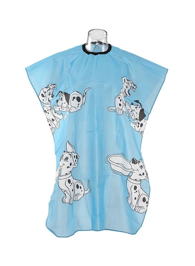 NIBEMINENT Waterproof Hairdressing Apron Blue One Size - Image 1