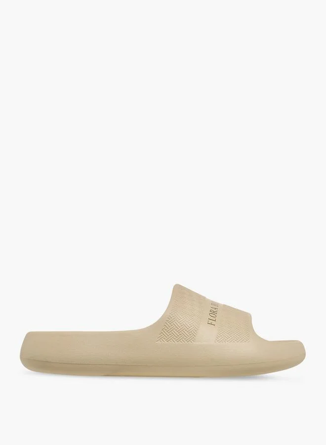 Flora Bella By Shoexpress Flora Bella Women Logo Print Slides