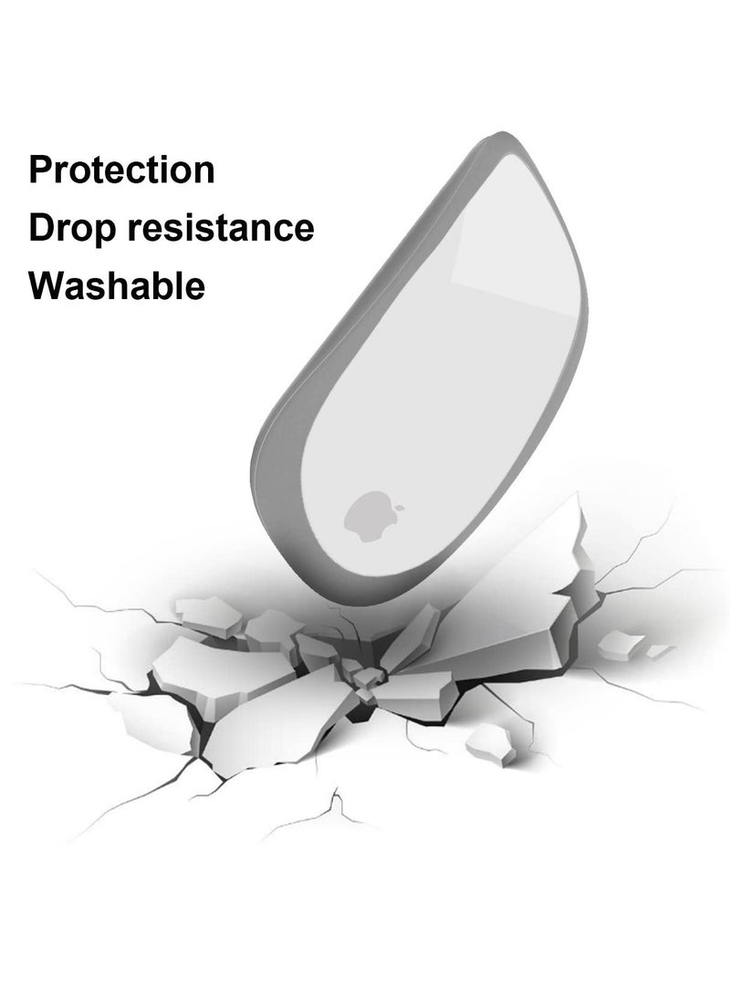 Apple Magic Mouse 1/2 Cover Silicone Protective Skin for Magic Mouse - Magic Mouse Protector - Magic Mouse Accessories (Black)  - Image 3