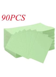 AROAQ 90 Pieces Toilet Cleaner Sheet Toilet Cleaning Deodorant Yellow Dirt Cleaning Products  - Image 1
