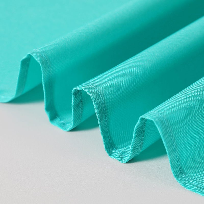 Cupuamon 60 inch Round Tablecloth Washable Polyester Table Cloth Decorative Table Cover for Wedding Party Dining Banquet(60 inch Turquoise) - Image 5