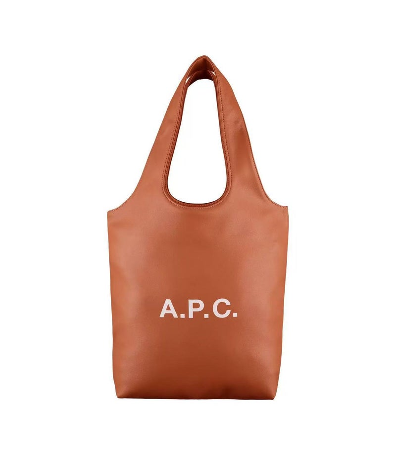 APC Inspired Logo Print Tote Bag - Large Capacity Shoulder Bag for Work &  Commute