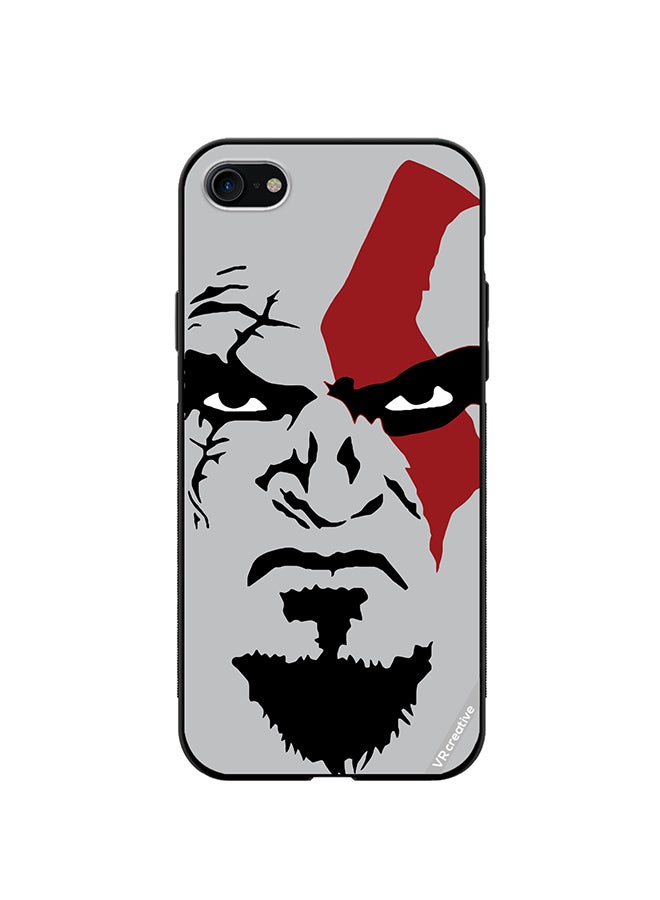 VR CREATIVE Protective Case Cover For Apple iPhone 7/8/SE 2020 Face God Of War Design Multicolour - Image 1